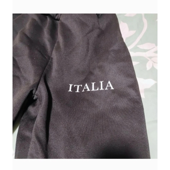 Italia Men's Black Sweatpants - Picture 2 of 12